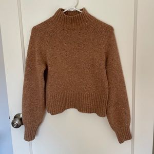 Cropped turtleneck sweater from Mollusk